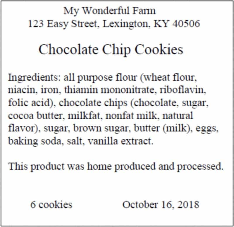 Kentucky Cottage Food Laws Cottage Food Laws By State